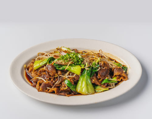 차돌 숙주볶음
