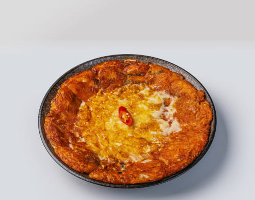치즈 김치전